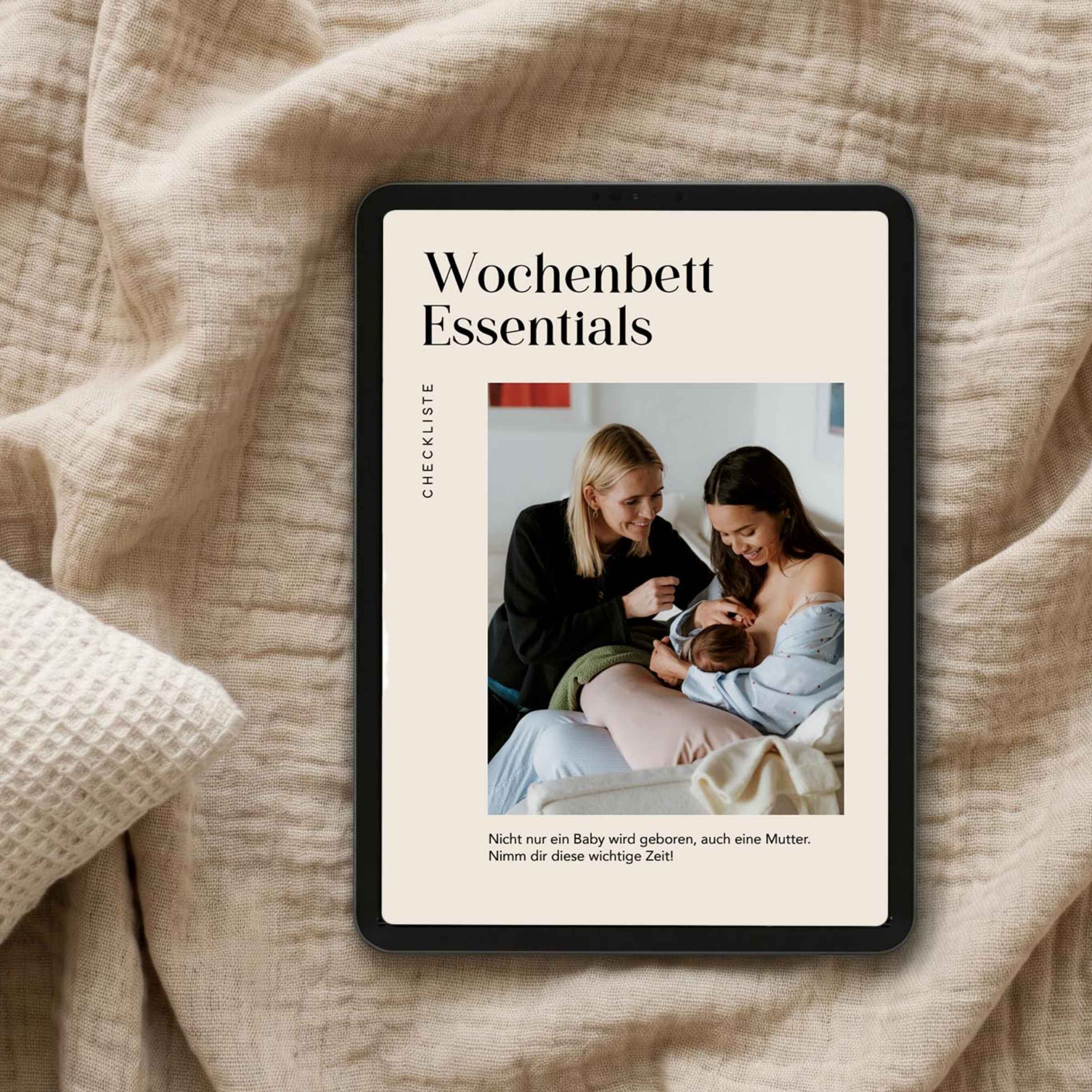 Checkliste Wochenbett Essentials